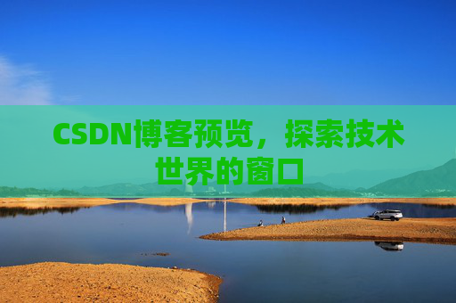 CSDN博客预览,探索技术世界的窗口